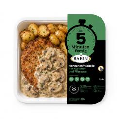 BARIN Ready in 5 Minutes: Chicken Patties with Potatoes and Mushroom Sauce, 300 g