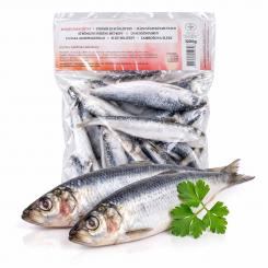 Strömling-Hering mit Kopf, unausgenommen (TK, 1 kg)