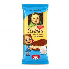 Красный Октябрь «Алёнка» — бисквитные пирожные со вкусом пломбира (5 шт. х 35 г)