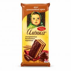 Красный Октябрь «Аленка» — бисквитные пирожные с шоколадным кремом (5 шт. х 30 г)