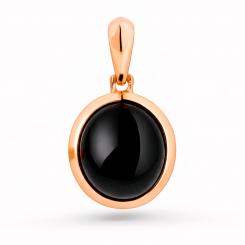 Anhänger aus 925 Silber mit schwarzem Onyx