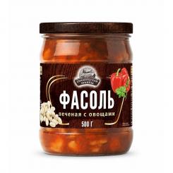 Semilukskaya Trapeza Bohnen gebacken mit Gemüse, 470 g
