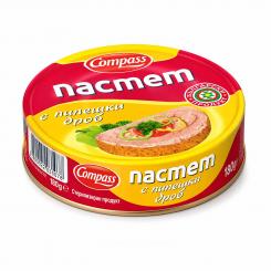 Compass Свиной паштет с куриной печенью, 100г