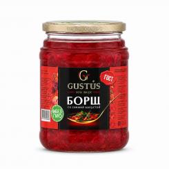 Gustus Suppenkonzentrat Borschtsch, mit frischem Kraut, 450g