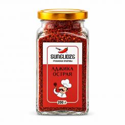 Sunelidze Würzmischung Adjika scharf, trocken, 200 g