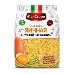 МакСтори Лапша Яичная ручной раскатки, 250г