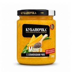 Кубаночка Джем Манго с семенами чиа, 280г