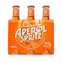 APEROL SPRITZ – Servierfertiger italienischer Aperitif, 10,5 % Vol. (3 x 0,200l)