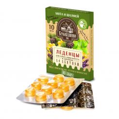 Stolbushino Bonbons Minze-Salbel mit Sbiten, 32g