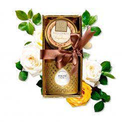 Peroni Honig-Soufflé Set "Goldene Teestunde" Mango-Passionsfrucht 250g + Masalatee 70g