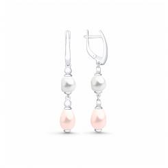 Sokolov earrings in 925 silver with pearls