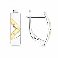 Sokolov Ohrringe aus 925 Silber mit Brillanten