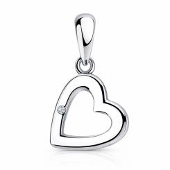 Sokolov Подвеска из серебра 925 пробы с бриллиантом