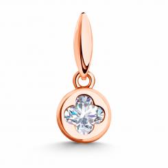 Sokolov Anhänger aus 925 Silber vergoldet mit Zirkonia