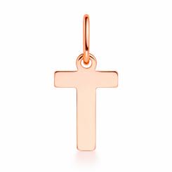 Diamant Kreuz-Anhänger aus 585 Rotgold