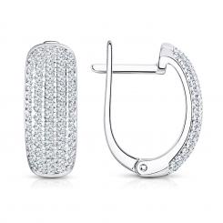 Sokolov Ohrringe aus 925 Silber mit Zirkonia