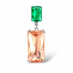 Sokolov Anhänger aus 925 Silber mit Zirkonia und Glaskristallen