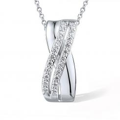 Sokolov Anhänger aus 925 Silber mit farblosen Zirkonia