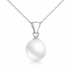 925 silver necklace with pearl pendant