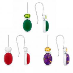 Серьги из серебра 925 пробы