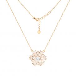 Collier aus 925 Silber mit wunderschönem Anhänger mit Zirkonia