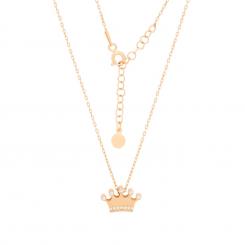 Collier aus 925 Silber mit Anhänger Krone