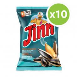 Jinn sunflower seeds roasted - striped - salted - 10 packs of 300g = 3000g