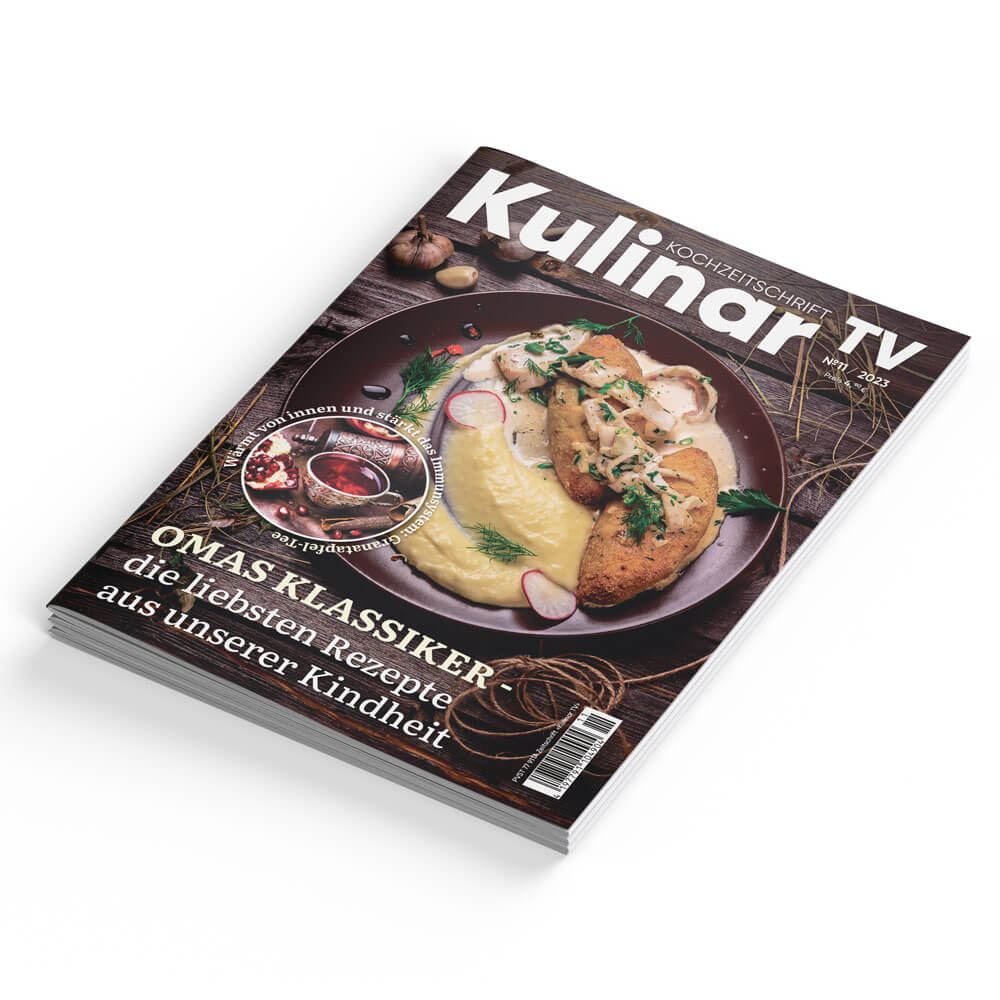 Каталог товаров KULINAR TV с пошаговыми рецептами на немецком языке
