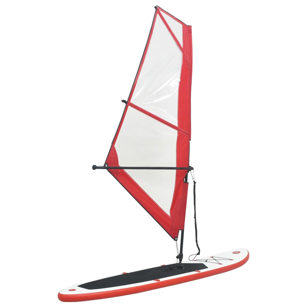 Stand Up Paddleboard mit Segel Aufblasbar Windsurf Rigg SUP VieleFarben
