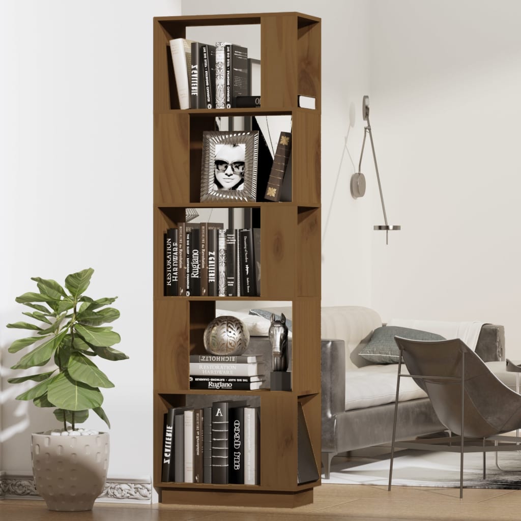 Bücherregal Raumteiler 51x25x163,5cm Massivholz Kiefer online kaufen