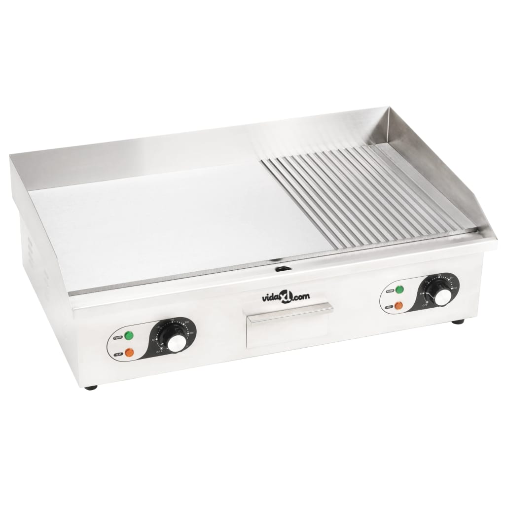 CHIMHOON 4400W Elektro Grillplatte - Professionelle Griddleplatte Für Gastronomie