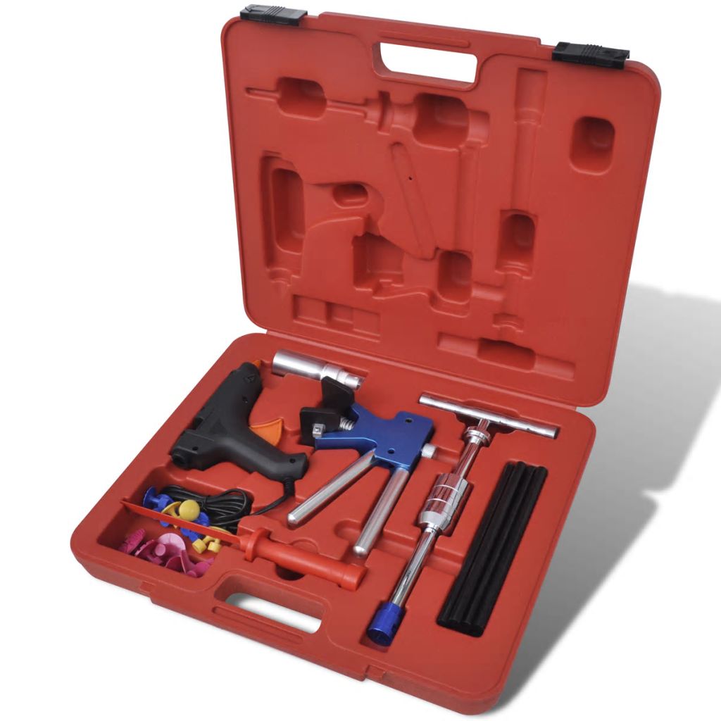 Firulab Auto-Dellen-Reparatur-Werkzeug | Metall-Dellen-Reparaturhammer-Set  für Auto | Hochfeste, austauschbare Spitzen-Reparaturwerkzeuge, tragbar für