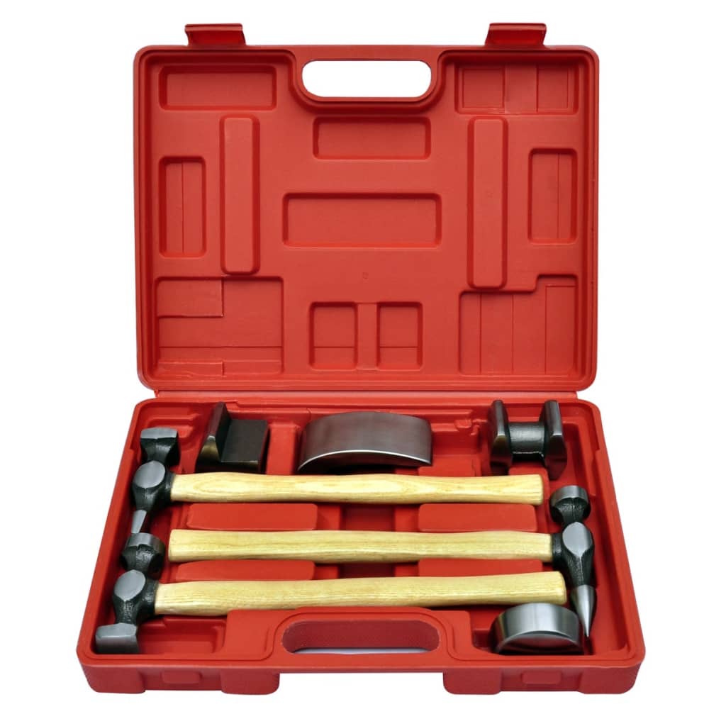 7-tlg. Karosserie-Ausbeulset Ausbeulhammer Dellen-Reparatur-Set online  kaufen 