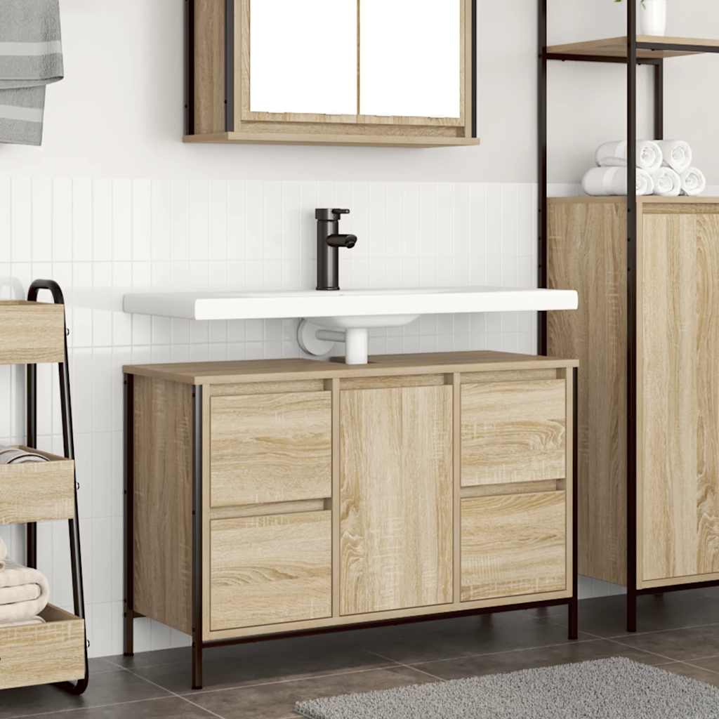 Waschbeckenunterschrank Sonoma Eiche