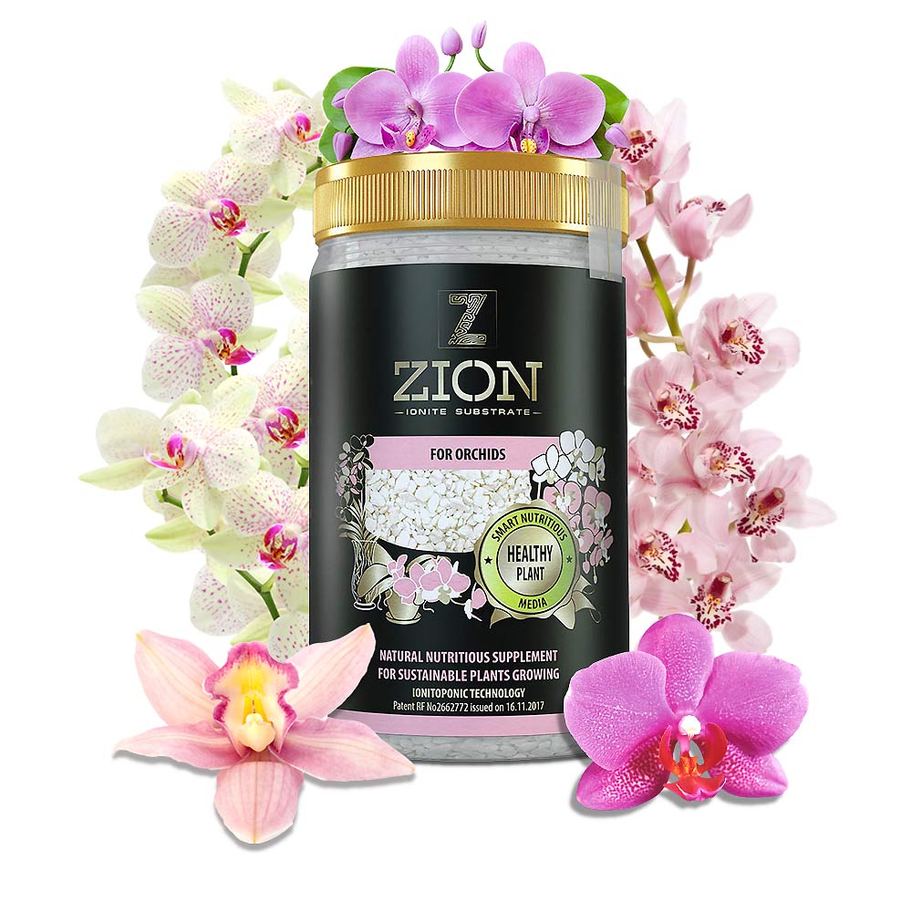 Dünger ZION Ionisches Substrat für den Anbau von Orchideen, 700 g
