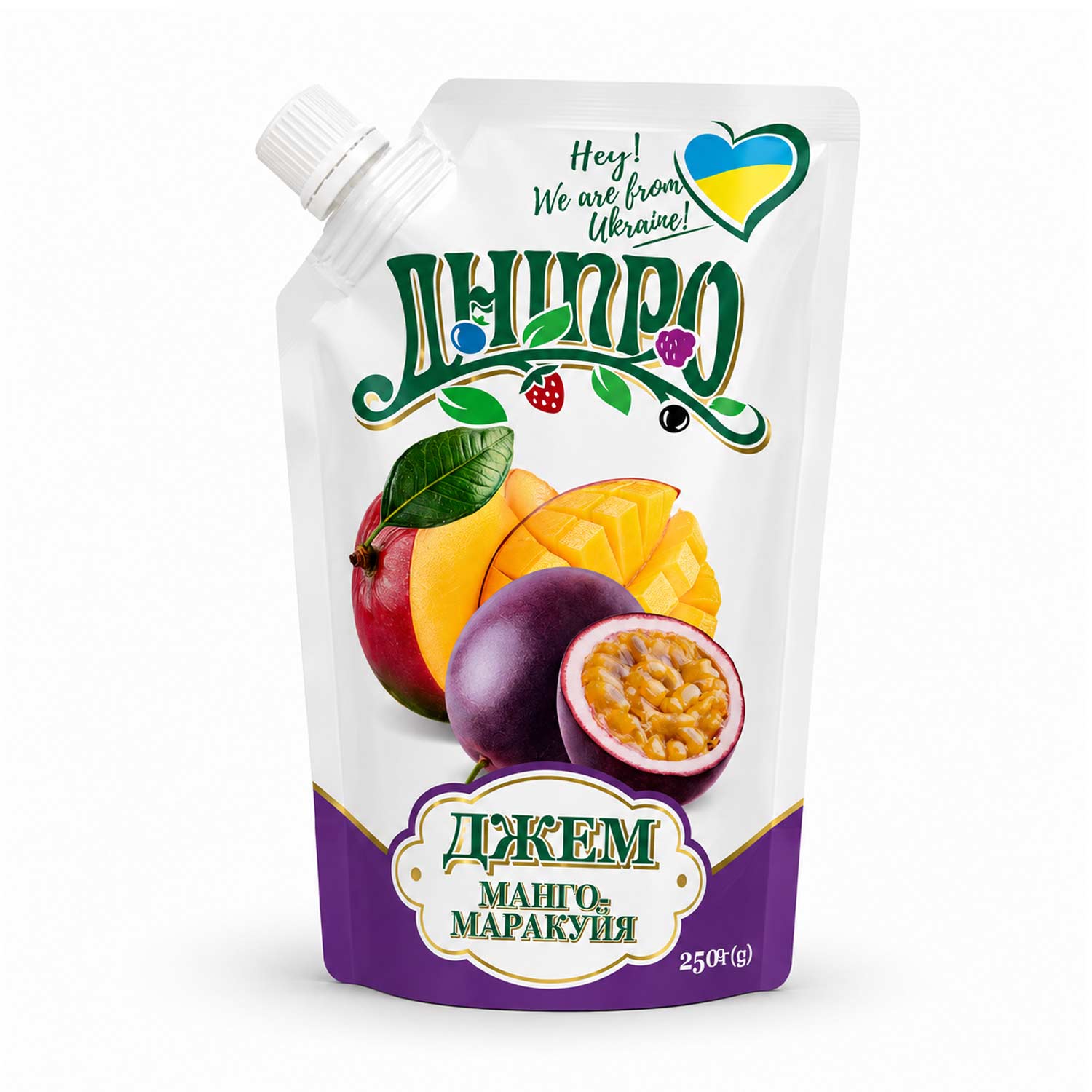 Dnipro spread with mango-pission fruit, 250g