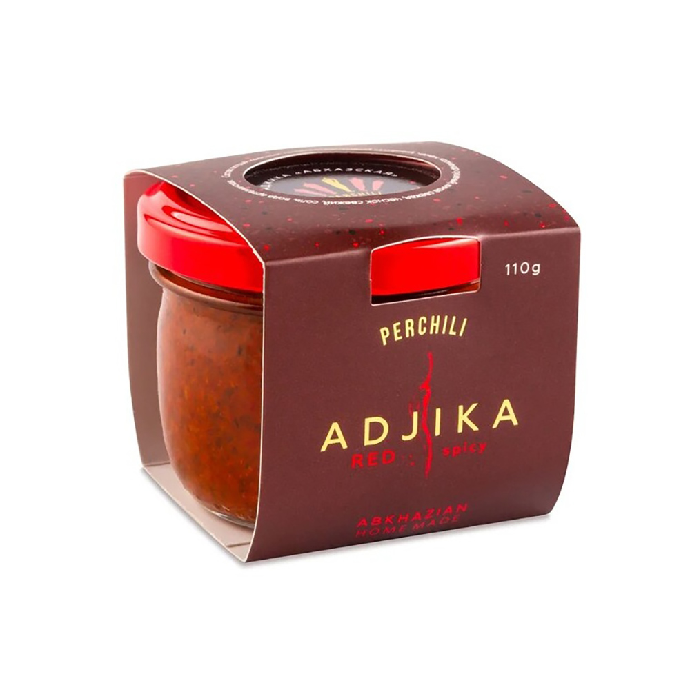 Perchili klassische Adgika nach abchasischer Art, rot, scharf (110g)