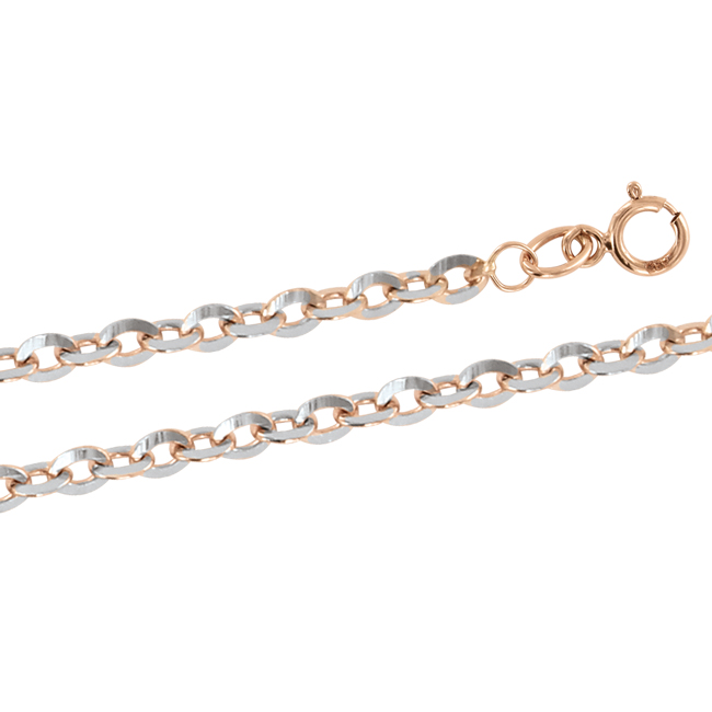 Ankerkette Bicolor aus 585 Gold | Kaufbei Schmuck