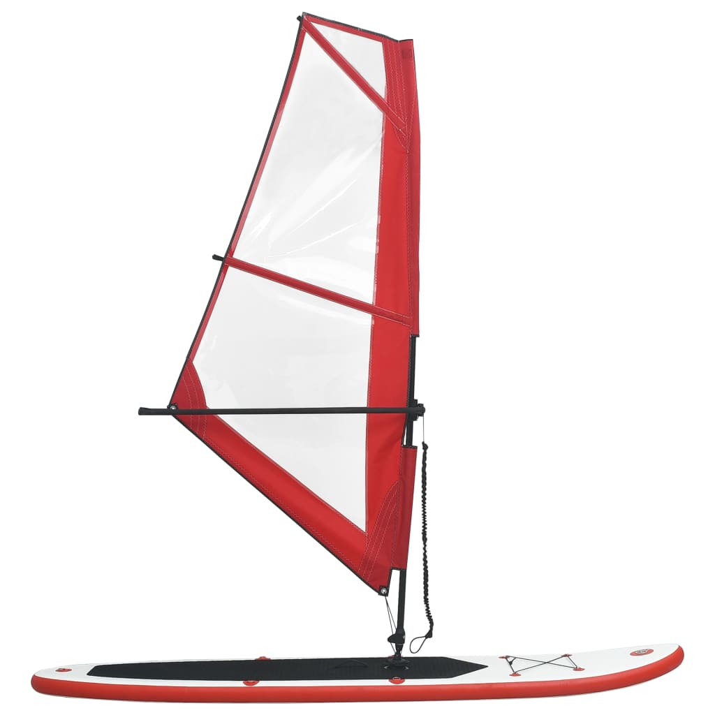Stand Up Paddleboard mit Segel Aufblasbar Windsurf Rigg SUP VieleFarben