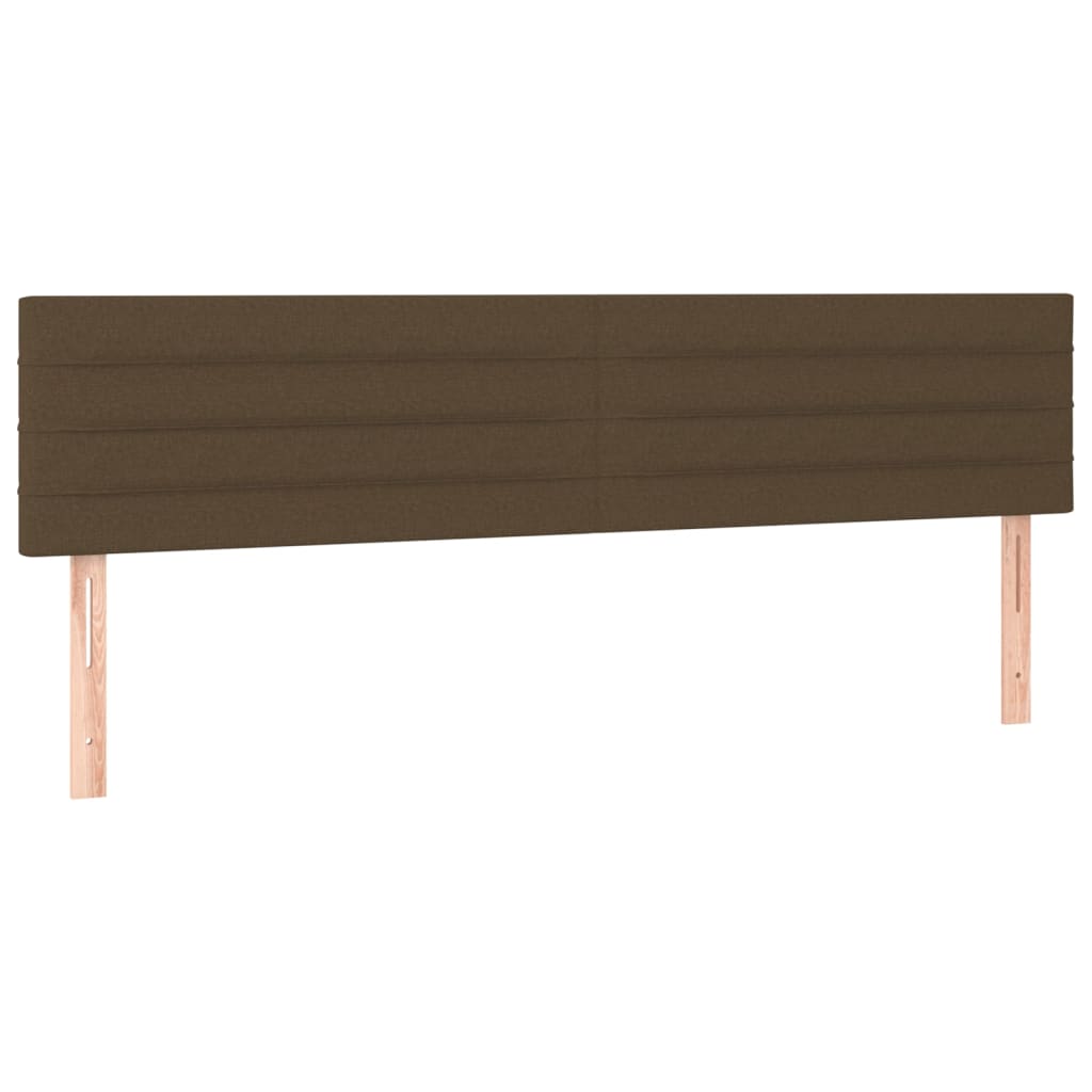 VidaXL 2-teiliges Polsterkopfteil Für Bett – Kunstleder Cappuccino-Braun, Höhenverstellbar, 90x5x78/88 Cm Pro Teil