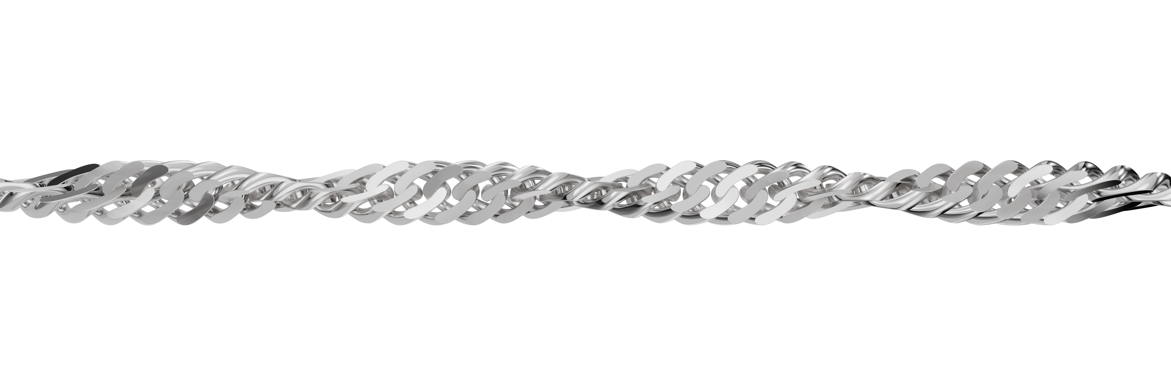 Necklace Singapore chain width 1.4mm