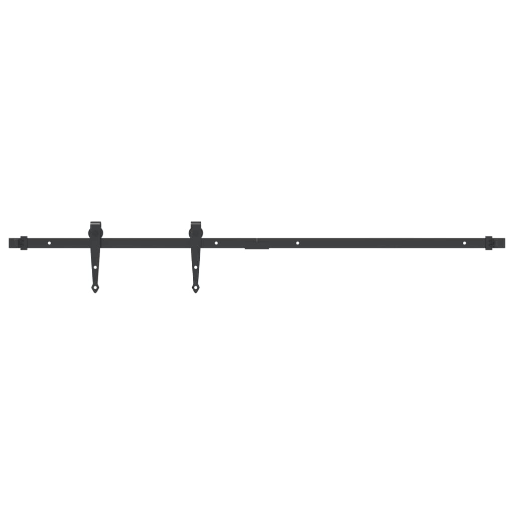 Glasschiebetür Schiene Dreiteilig – Für 5–8 Mm Glas – Silber, 200 Cm – Platzsparend Für Schränke & Regale