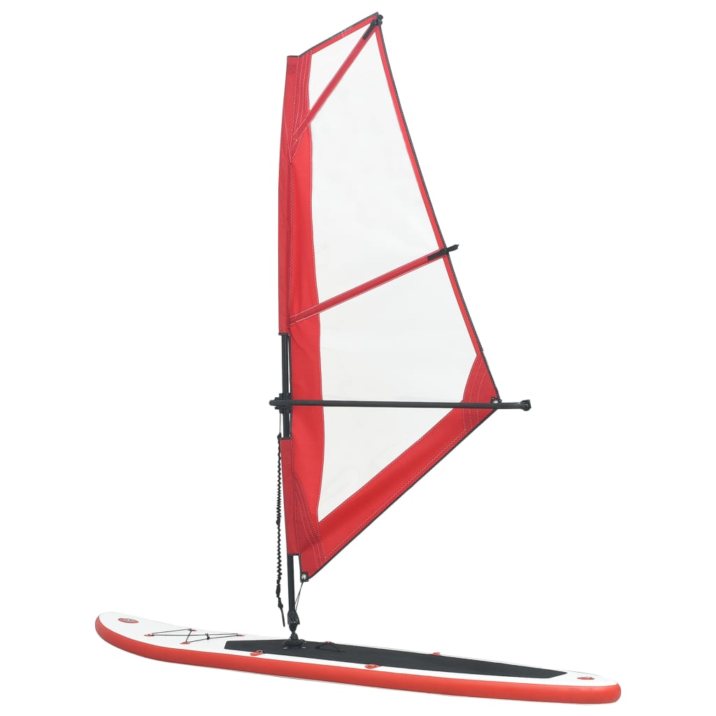 Stand Up Paddleboard mit Segel Aufblasbar Windsurf Rigg SUP VieleFarben