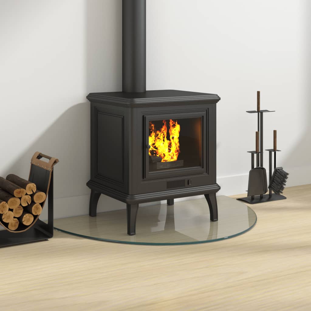 Kaminofen Glasplatte - Feuerfeste Bodenschutzplatte Gegen Funken & Asche