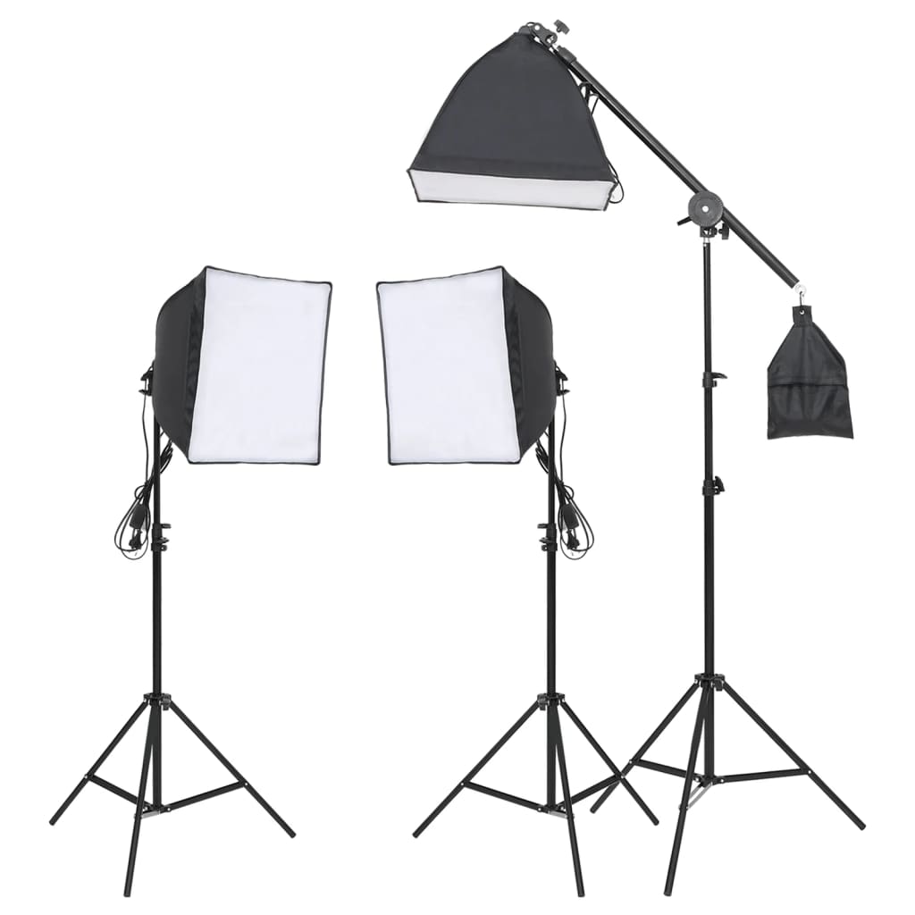 FotostudioSet mit Beleuchtung, Hintergrund und Reflektor online kaufen