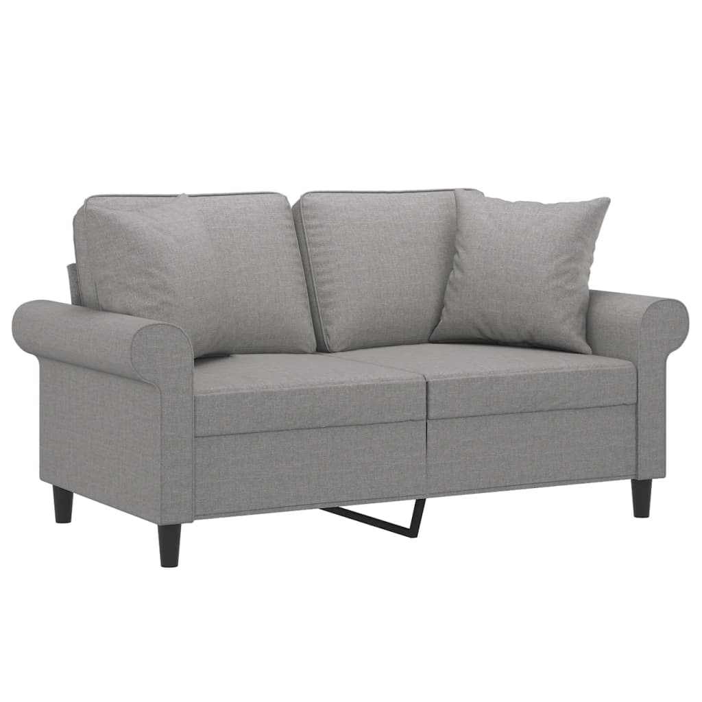 Sofa mit Kissen Stoff Wohnzimmer Polstersofa Couch online kaufen