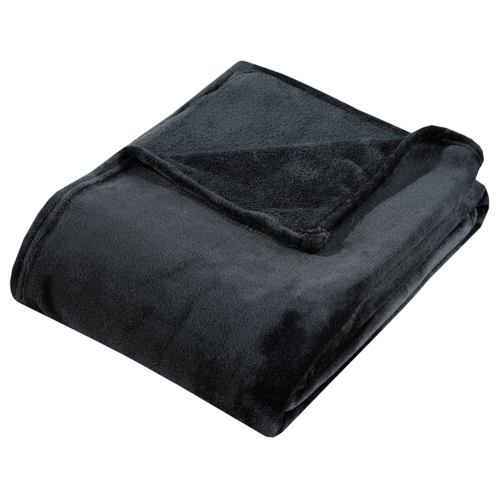 Ganzjahresbettdecke Gepolstert Schwarz 220 x 240 cm
