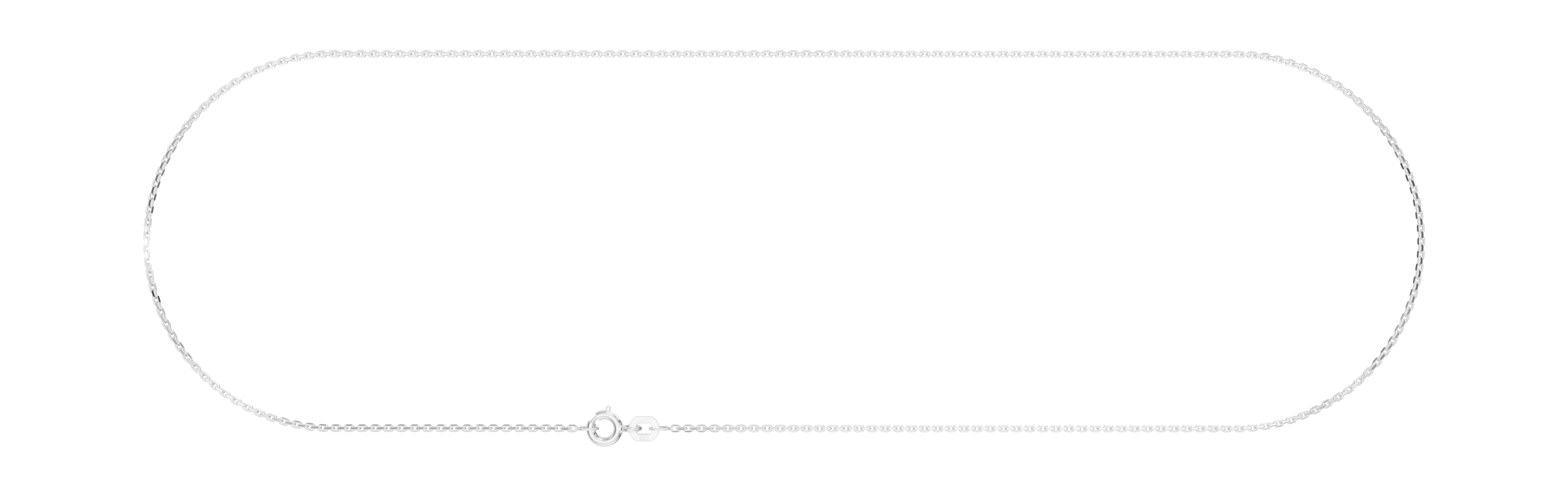 Collier Anker diamantiert Kettenbreite 1.15mm