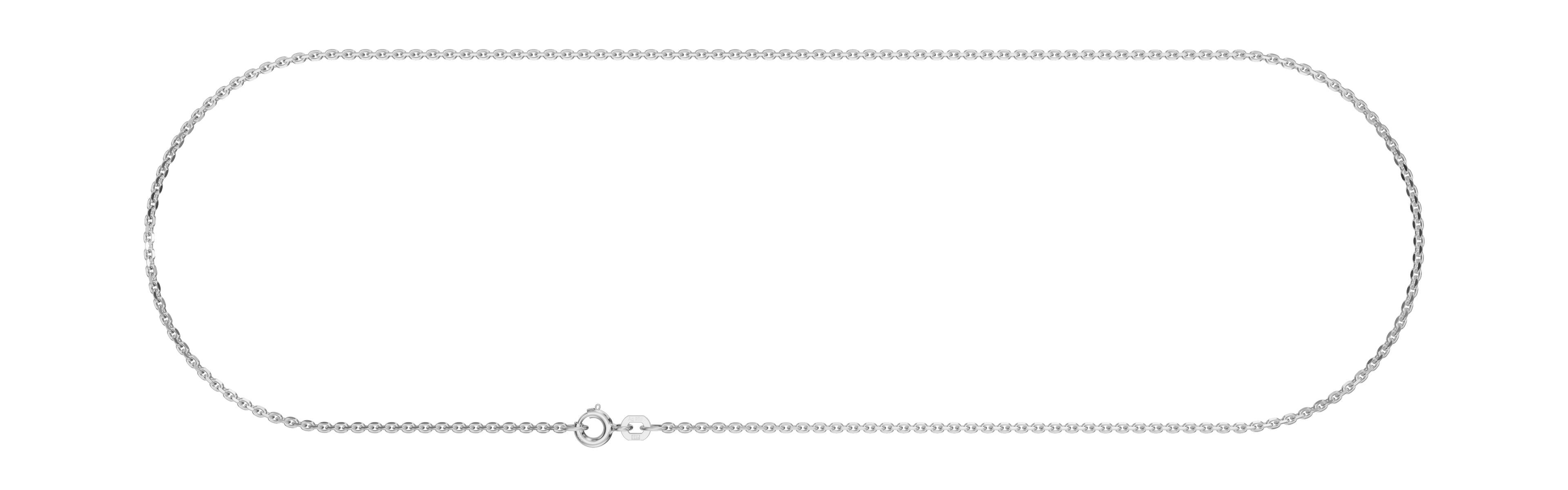 Collier Anker diamantiert Kettenbreite 1.7mm