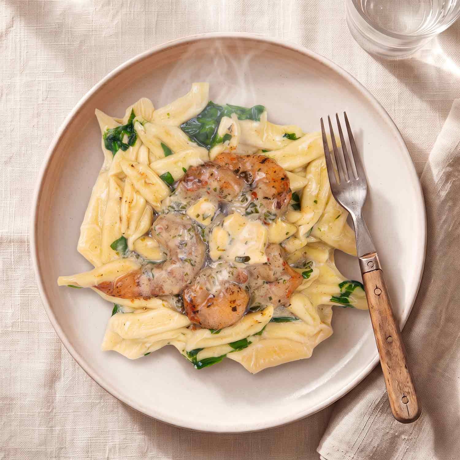 BARIN in 5 Minuten fertig Pasta mit Garnelen und Weißweinsauce, 340 g